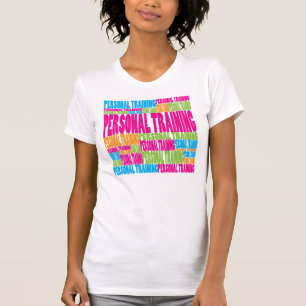 Camiseta Treinamento pessoal colorido
