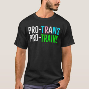 Camiseta Treinamento Pro Trans Pro LGBTQ+ Railfan Tee E