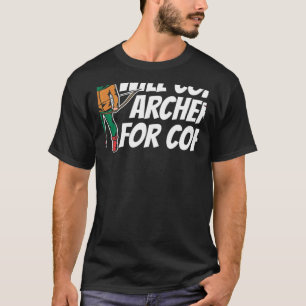Camiseta Treinará Archery Para Arranjo De Arco De Café