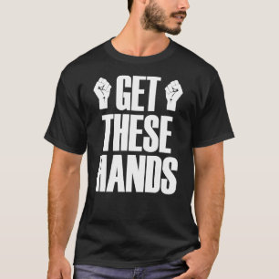 Camiseta Treine Duro com Essas Mãos Ginásio Forte