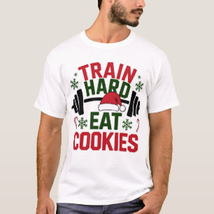 Camiseta Treine Duro Coma Biscoitos – Ginásio Natal
