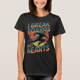 Camiseta Treine Quebrando Tábuas Não Corações Sparring