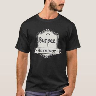 Camiseta Treino de Academia Fitness Burpees Sobrevivente