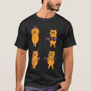 Camiseta Treino de Braço com Gato Persa