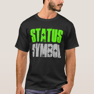 Camiseta Treino de Fitness SÍMBOLO DE STATUS VERDE E CINZA