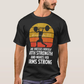 Camiseta Treino De Levantamento De Peso Feminino Cristão Gy
