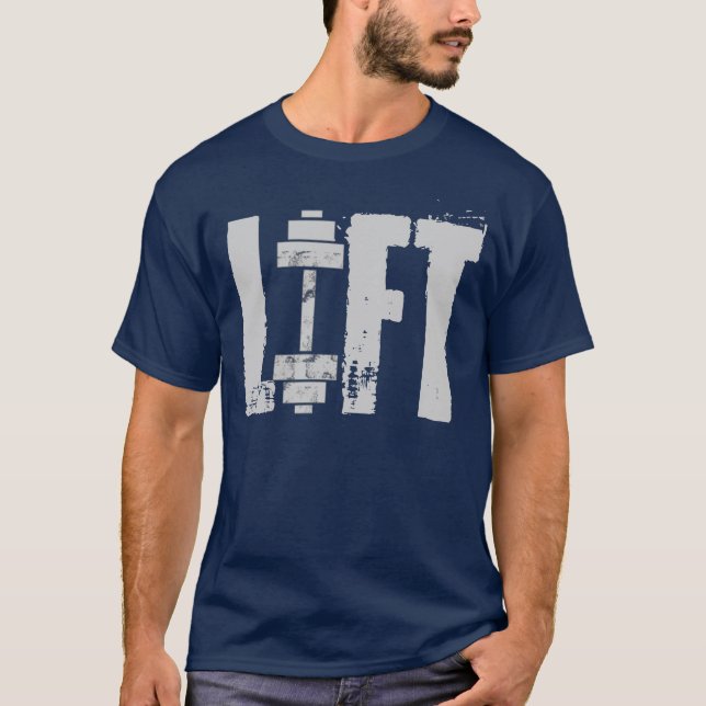 CAMISETA TREINO DE LEVANTAMENTO NA ACADEMIA (Frente)