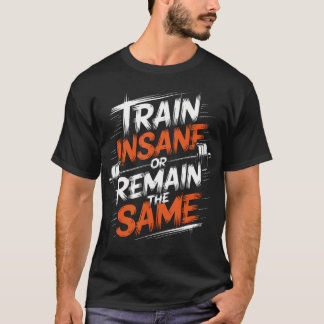 Camiseta Treino de musculação com halteres para fitness de