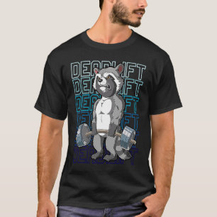 Camiseta Treino de Peso de Levantamento de Terra no Ginásio