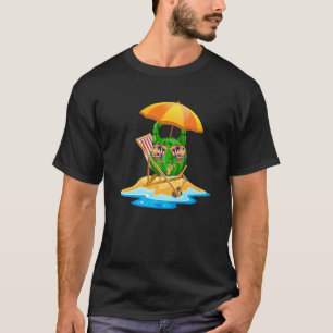 Camiseta Treino de Powerlifting com Kettlebell de Melancia