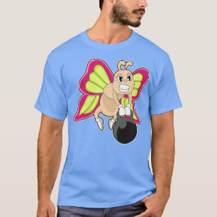 Camiseta Treino de reforço da borboleta Dumbbell