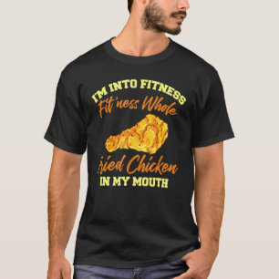 Camiseta Treino Estou Em Forma Fitness Frango Frito Em M