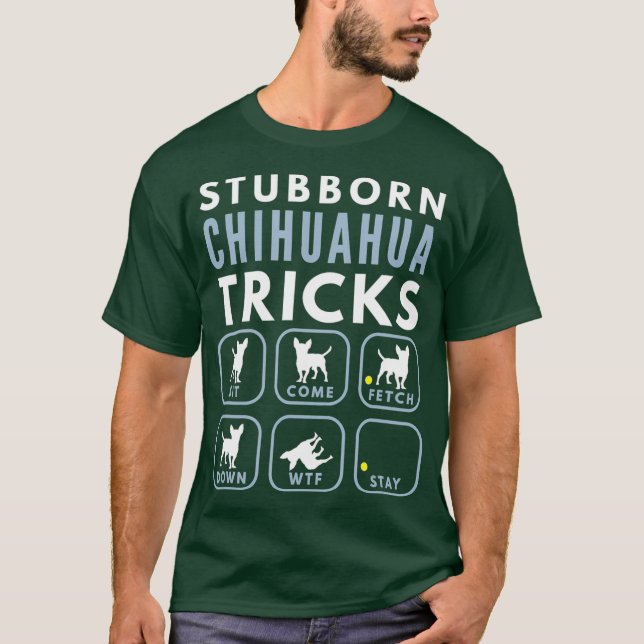 Camiseta Treinos de Chihuahua - Tubos (Frente)