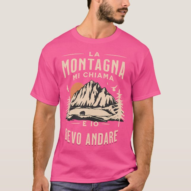 Camiseta Trekking Caminhando Nas Montanhas Ideia Engraçada (Frente)
