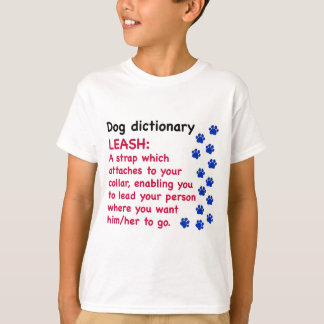 Camiseta Trela - dicionário de cães