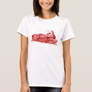 Camiseta Trem 03 - Vermelho do rubi