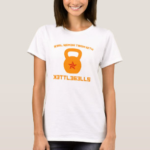 Camiseta Trem das mulheres reais com Kettlebells