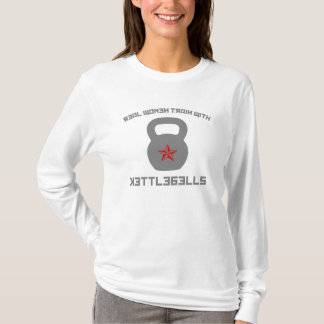 Camiseta Trem das mulheres reais com Kettlebells