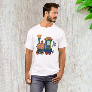 Camiseta Trem de Brinquedo de Flores