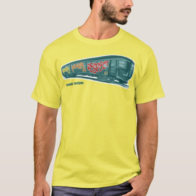 Camiseta trem de dinheiro (Frente)