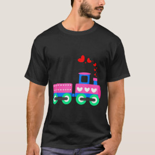 Camiseta Trem de Montanhas de Amor no Dia dos Namorados - O