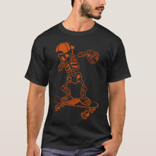 Camiseta Trem de skate Capuz de esqueleto Truque legal Olli