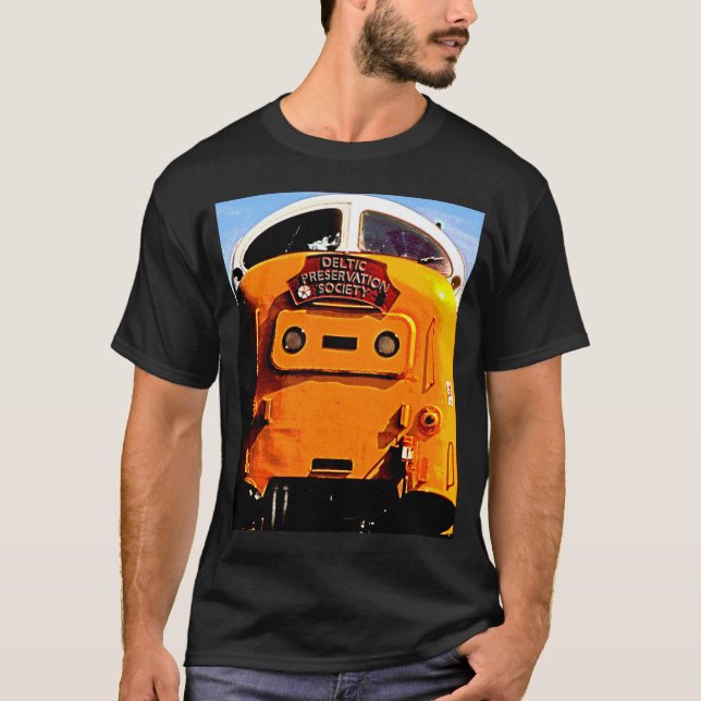 Camiseta Trem diesel britânico Deltic (2) (Frente)