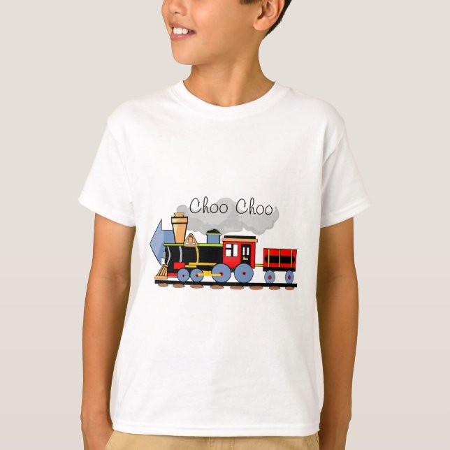 Camiseta Trem do número dois de Choo Choo (Frente)