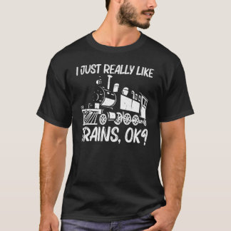 Camiseta Trem Legal Para Homens Mulheres Trem Locomotiva Fe