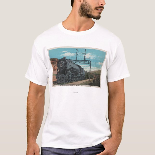 Camiseta Trem pacífico da união, garganta do eco, UtahUtah (Frente)