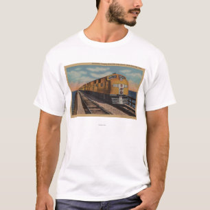 Camiseta Trem que cruza Great Salt Lake, Ogden, Utá