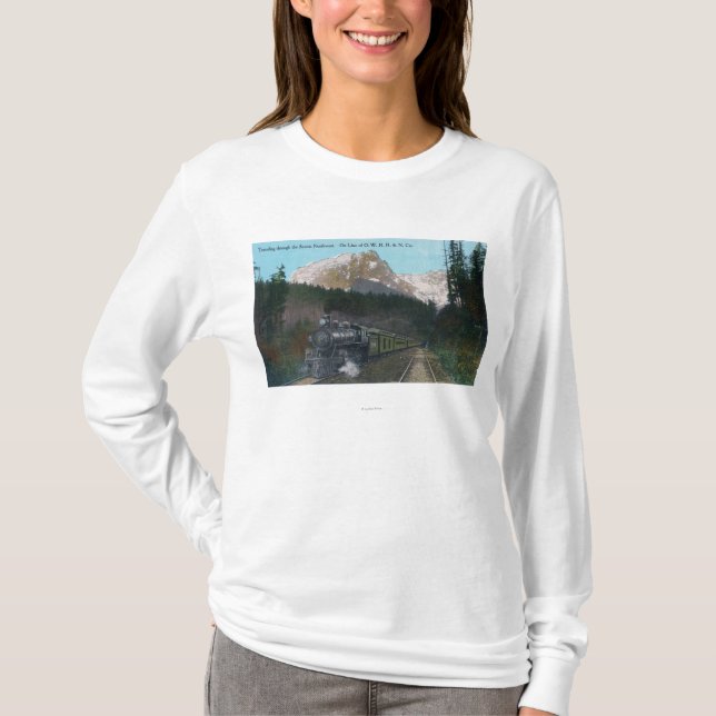 Camiseta Trem que viaja com o noroeste (Frente)