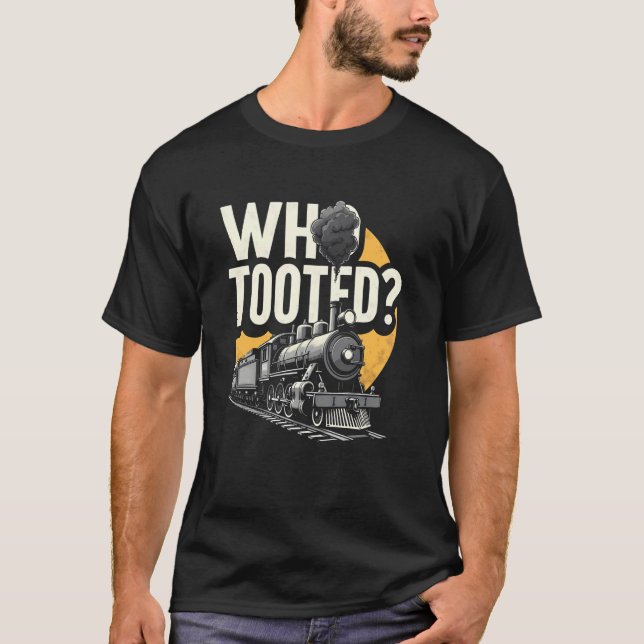 Camiseta Trem Travesso - Quem Soltou Fumaça (Frente)