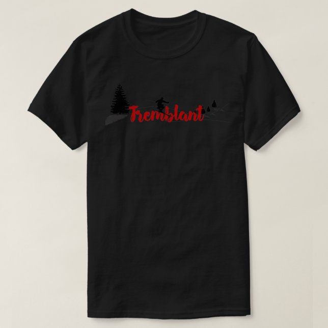 Camiseta Tremblant Ski Long (Frente do Design)