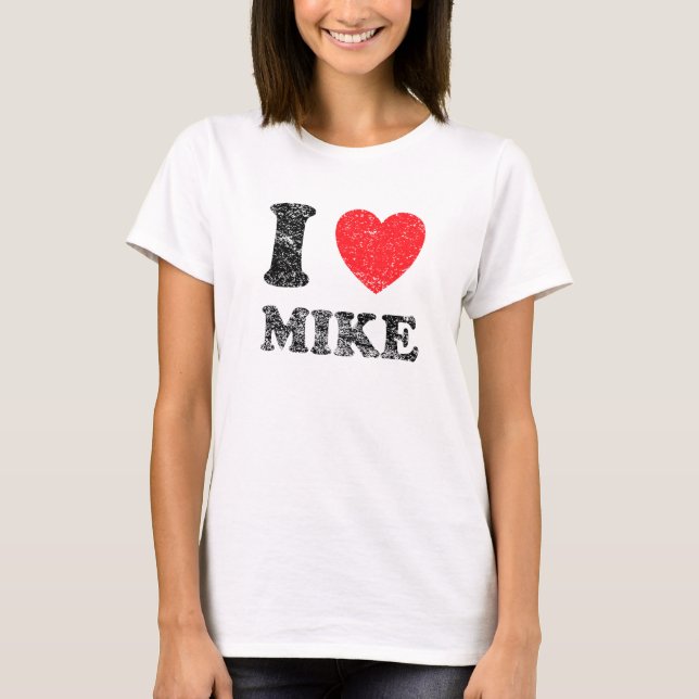 Camiseta Tremor Vestido Estilo Eu Amo Mike (Frente)