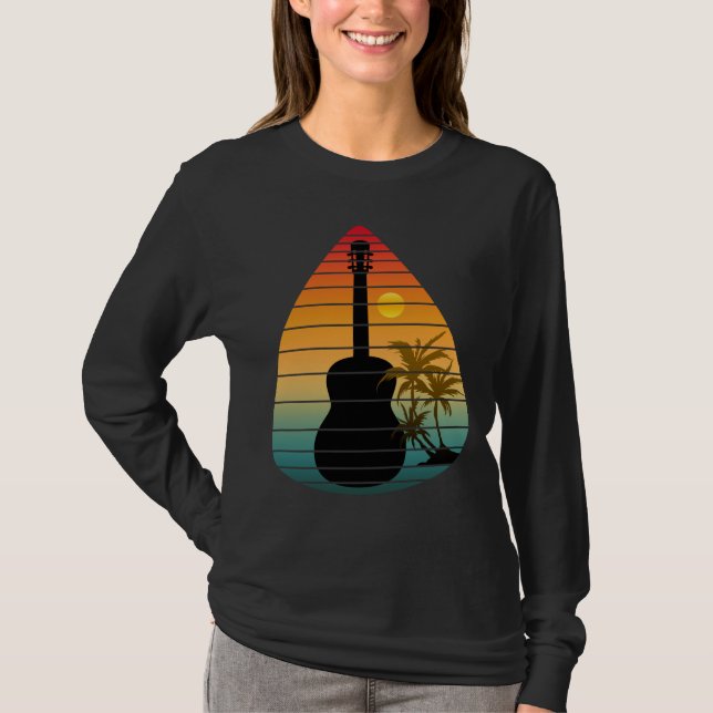 CAMISETA TRENDAR GUITAR PICK SUNSET (Frente)