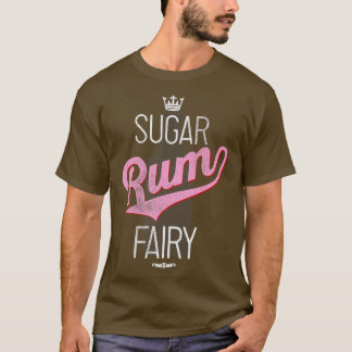 Camiseta Trendência Açúcar de Natal Rum Fairy Bottle Silhou