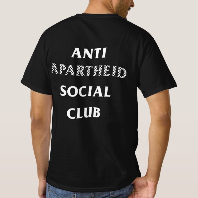 Camiseta Trendy Anti Apartheid Social Club Keffiyeh (Verso)