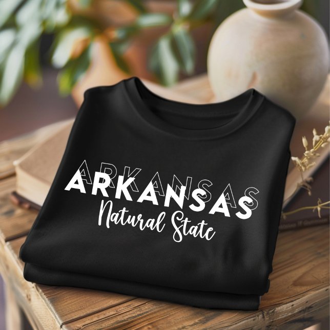 Camiseta Trendy Arkansas Natural State T-Shirt (Criador carregado)