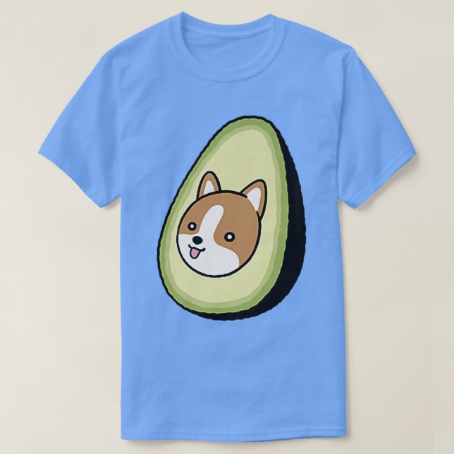 Camiseta Trendy Avocado Pocket Face (Frente do Design)