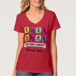 Camiseta Trendy Black Month, professor de Química Negra Ref