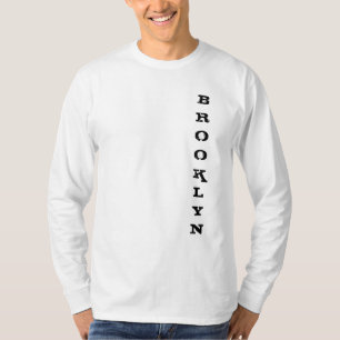 Camiseta Trendy Brooklyn Text Nova Iorque Nyc Classic