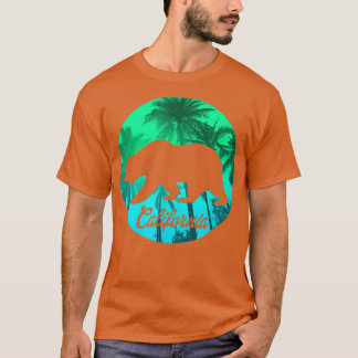 Camiseta Trendy California Bear Palm Tree Silhouette