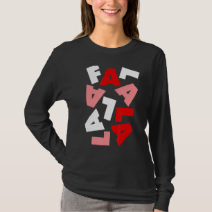 Camiseta Trendy Christmas Falalala Colorful Matching Feliz