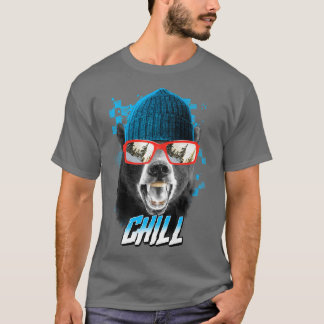 Camiseta Trendy Cool Bear Chill Poster Premium