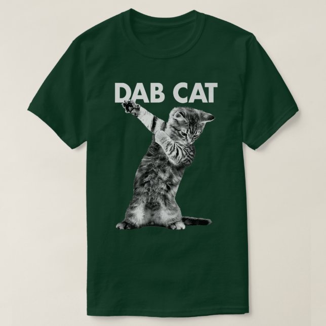Camiseta Trendy Dab Cat Kitten Graphic (Frente do Design)