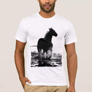 Camiseta Trendy Elegant Modern Pop Art Running Horse Men