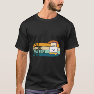 Camiseta Trendy Engraçado Dizendo Ao Vivo Rindo Da Torre Ba