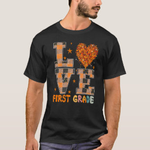 Camiseta Trendy Fall Sunflower Teacher Paraeducator Love Fi