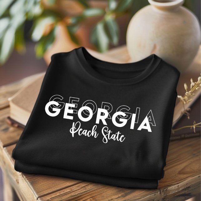 Camiseta Trendy Georgia Peach State T-Shirt (Criador carregado)